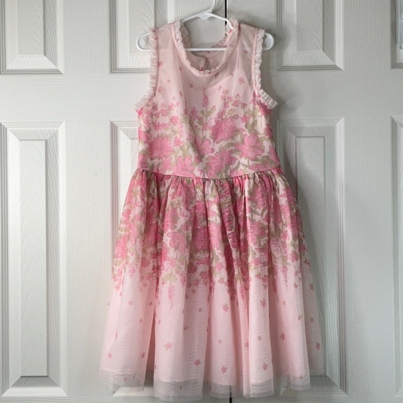 Zenzi Girls Sleeveless Floral Tulle Dress Size L (10/12) - Picture 2 of 9